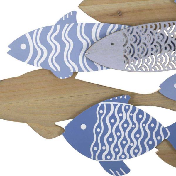 Décoration murale en mdf et métal Sea 91 x 3 x 33.5 cm - 6