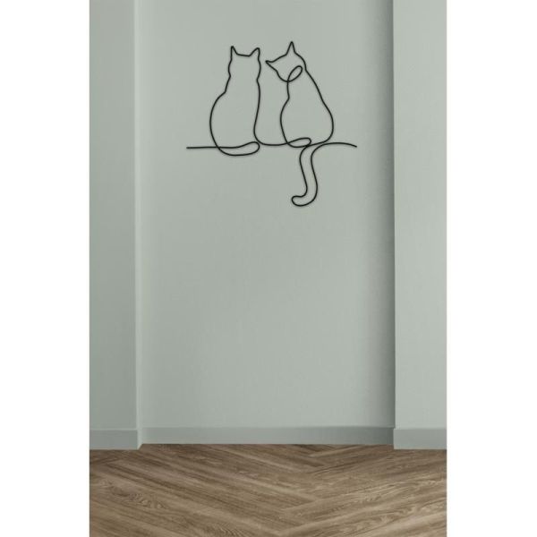 Décoration murale en métal Chat - AUBRY GASPARD