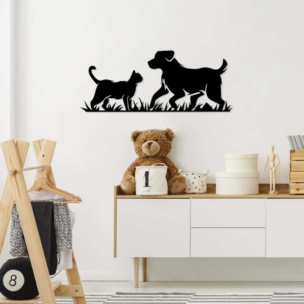 Décoration murale en métal Animal - HANAH HOME