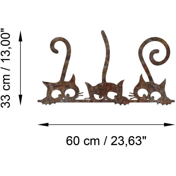 Décoration murale en métal Animal - ASI-1644
