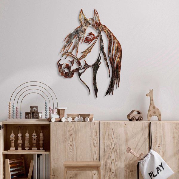 Décoration murale en métal Animal - HANAH HOME