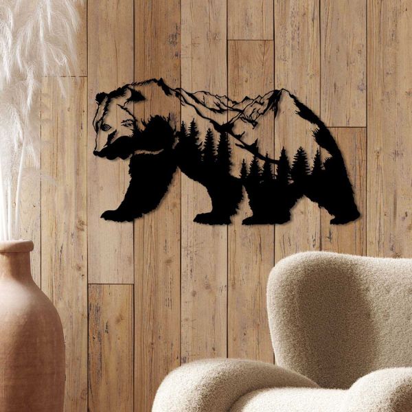 Décoration murale en métal Animal - HANAH HOME