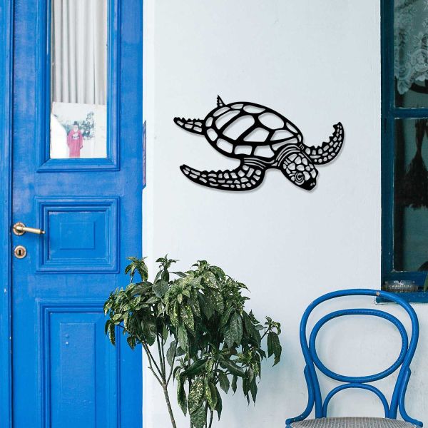 Décoration murale en métal Animal - HANAH HOME