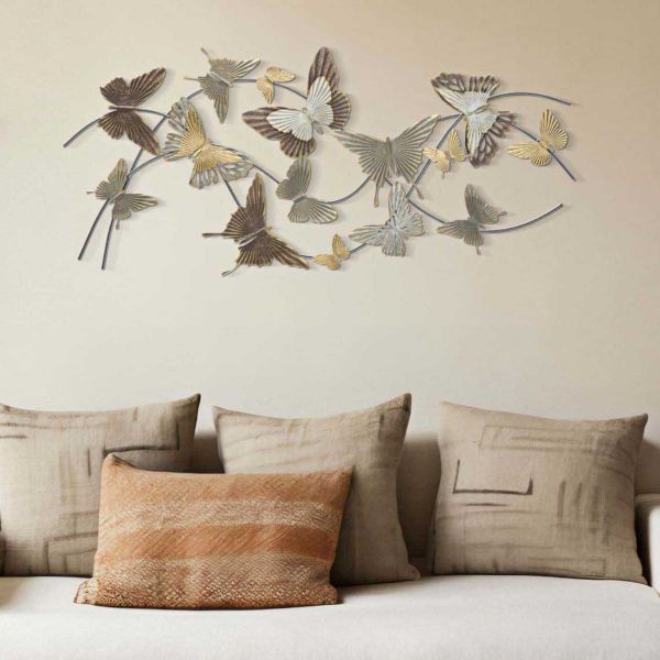 Décoration murale en métal Butterfly smart 118 x 3 x 52 cm - MAURO FERRETTI