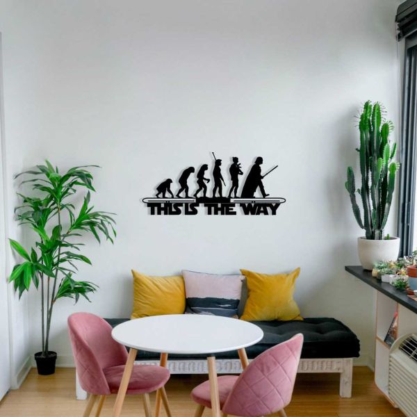 Decoration murale en métal Citation - HANAH HOME