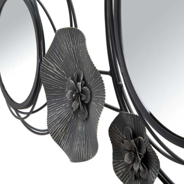 Décoration murale en métal Dark round 117 x 5.5 x 49 cm - 6