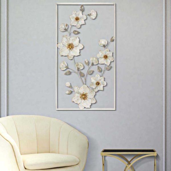 Décoration murale en métal Flix 50 x 5.5 x 90.5 cm - MAURO FERRETTI