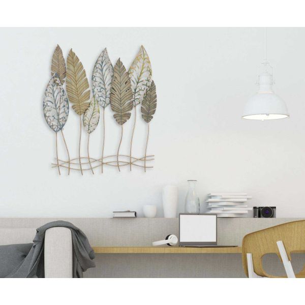 Décoration murale en métal Fogue 75 x 2.5 x 87 cm - 8