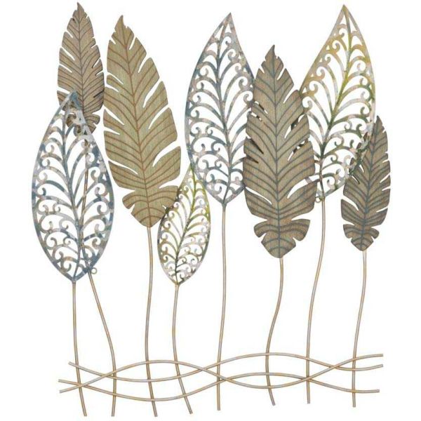 Décoration murale en métal Fogue 75 x 2.5 x 87 cm
