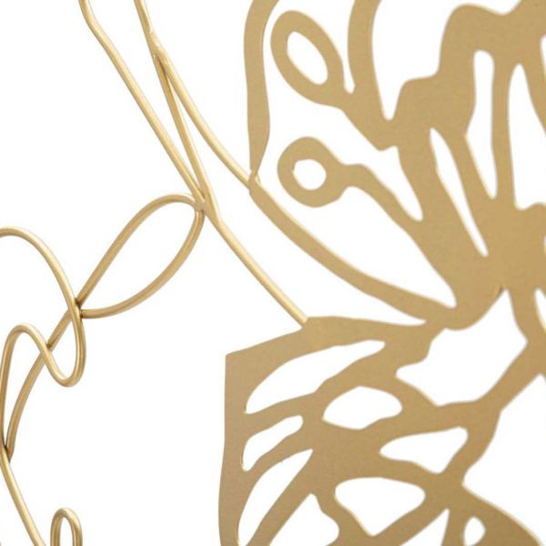 Décoration murale en métal Gold face 60 x 1 x 80 cm - 45,90