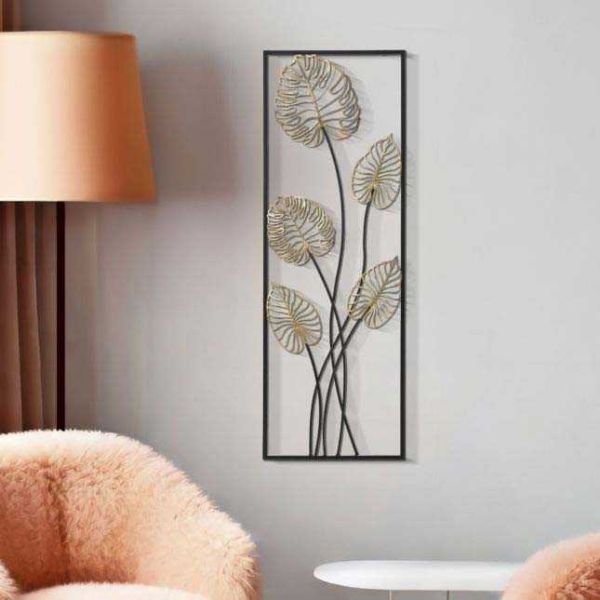 Décoration murale en métal Luxy 31 x 2.5 x 90 cm - MAURO FERRETTI