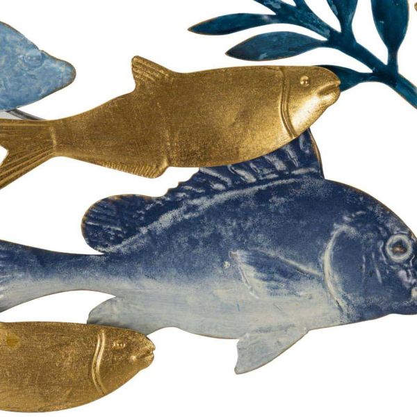 Décoration murale en métal Marine 77 x 5 x 63 cm - 64,90