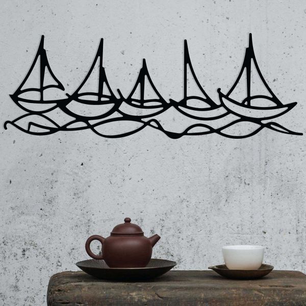 Décoration murale en métal - Mer - 18,90