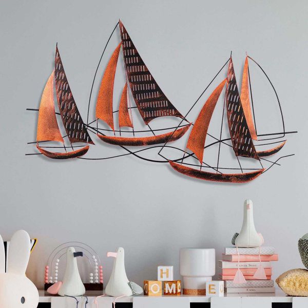 Décoration murale en métal - Mer - 5