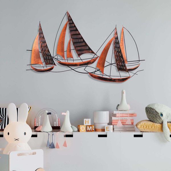 Décoration murale en métal - Mer - 6