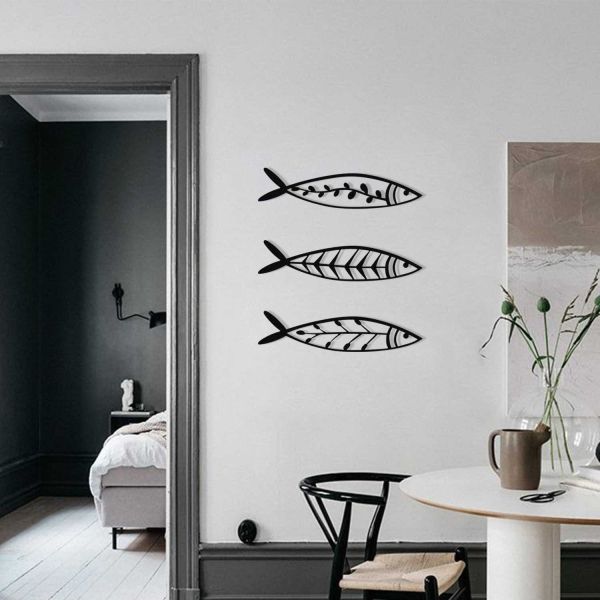 Décoration murale en métal - Mer - HANAH HOME