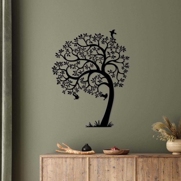 Décoration murale en métal Nature - HANAH HOME