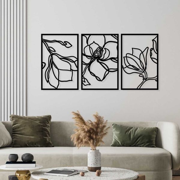 Décoration murale en métal Nature - HANAH HOME