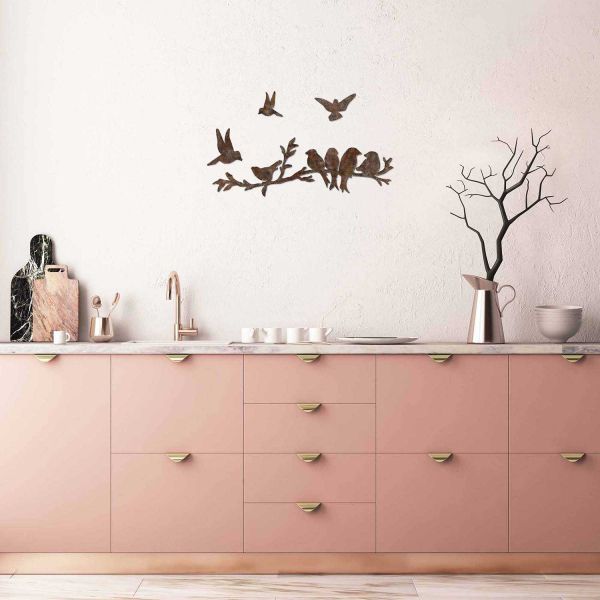 Décoration murale en métal Oiseaux - 5