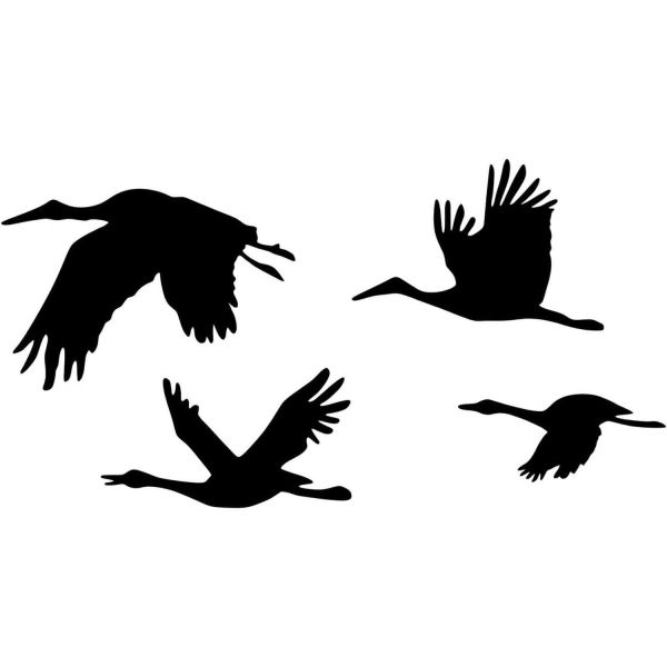 Décoration murale en métal Oiseaux