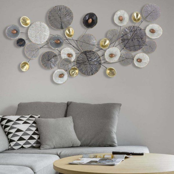 Décoration murale en métal Panel 135 x 7.5 x 69 cm - MAURO FERRETTI