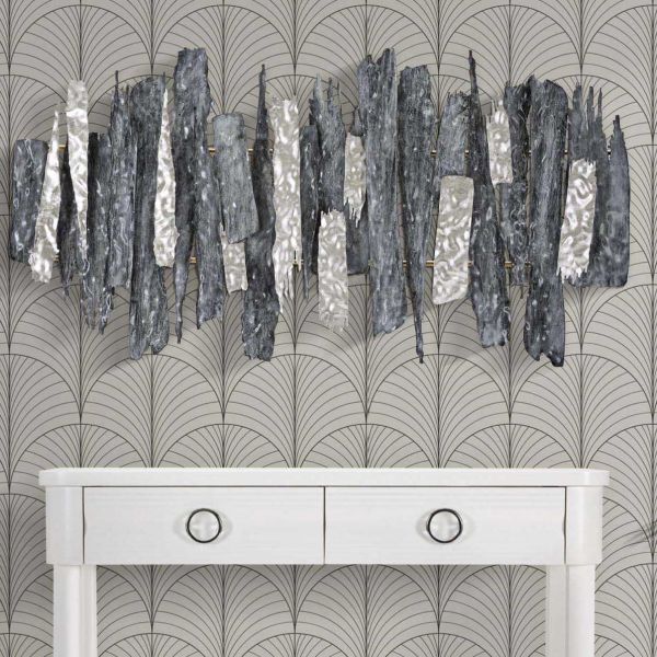 Décoration murale en métal Sculpt 122.6 x 6.4 x 62.9 cm - MAURO FERRETTI