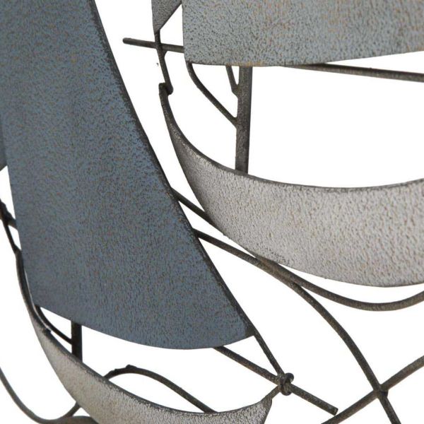 Décoration murale en métal Sea 114.5 x 3.5 x 62.5 cm - 7