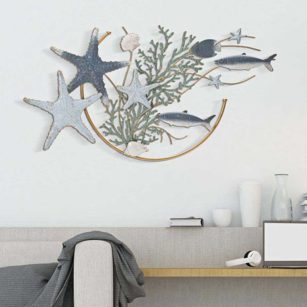 Décoration murale en métal Sea star 95.3 x 5 x 53.3 cm - MAURO FERRETTI