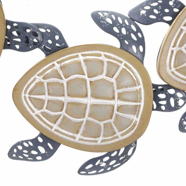 Décoration murale en métal Tartarughe 111.5 x 6.3 x 43 cm - 97,90