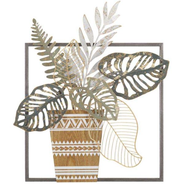 Décoration murale en métal  Vaso 54 x 6.4 x 62.9 cm