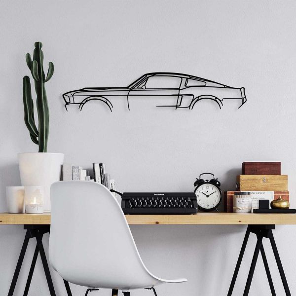 Décoration murale en métal Voiture - HANAH HOME