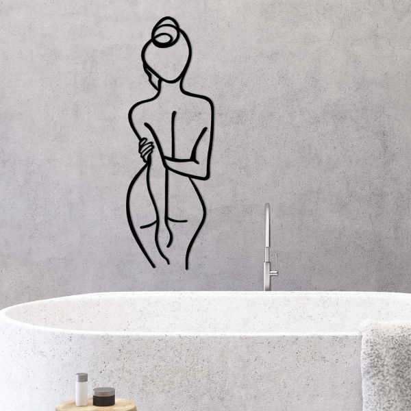 Décoration murale en métal Woman - 5