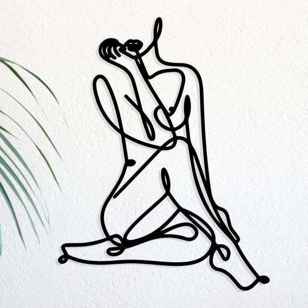 Décoration murale en métal Woman - 16,90