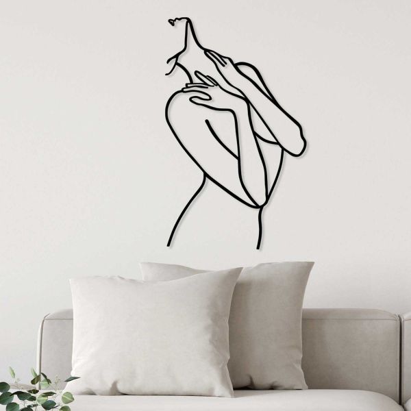 Décoration murale en métal Woman - 5