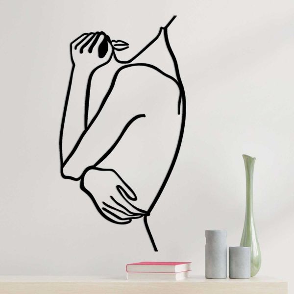 Décoration murale en métal Woman - 28,90