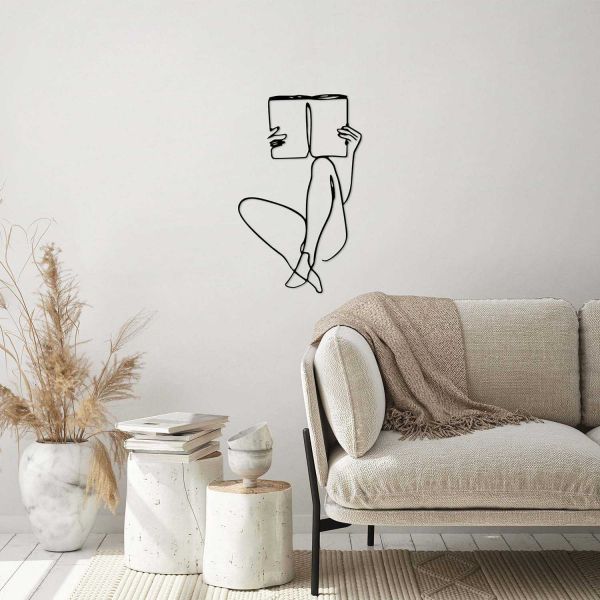 Décoration murale en métal Woman - HANAH HOME