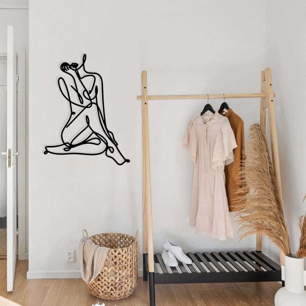 Décoration murale en métal Woman - HANAH HOME