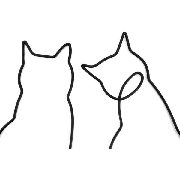 Décoration murale en métal Chat - AUB-6938