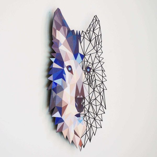 Décoration murale en métal coloré - 74,90