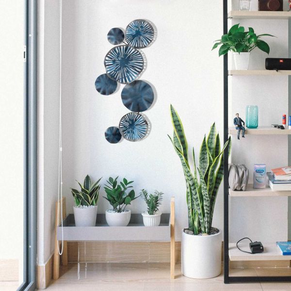 Décoration murale en métal coloré - HANAH HOME