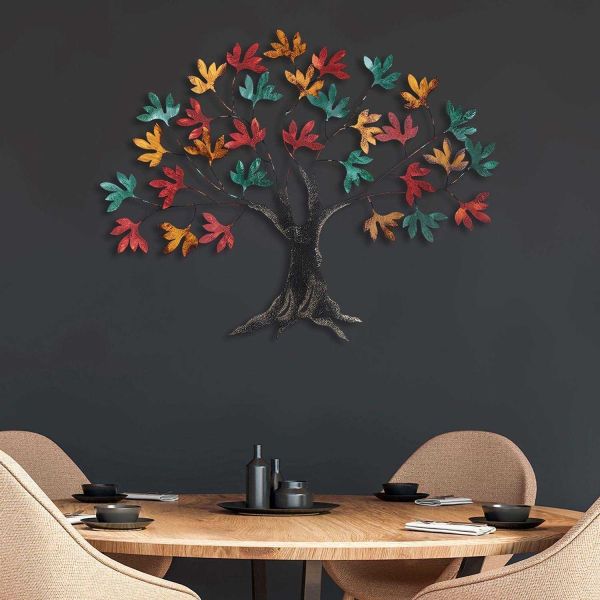 Décoration murale en métal coloré - 6