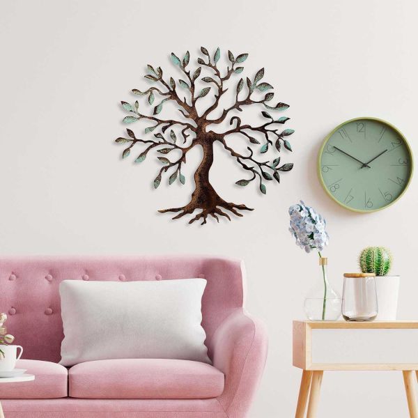 Décoration murale en métal coloré - HANAH HOME