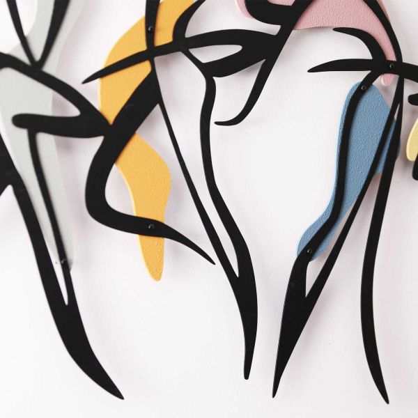 Décoration murale en métal coloré - 35,90