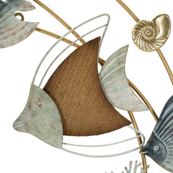 Décoration murale en métal et mdf Dory 61 x 5 x 86 cm - 62,90