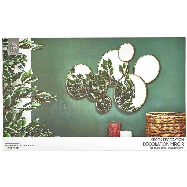 Décoration murale miroirs ronds - CMP-5321