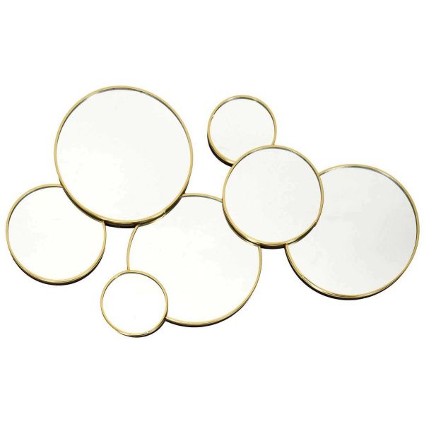 Décoration murale miroirs ronds