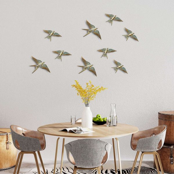 Décoration murale en polyester Oiseaux en vol - 29,90