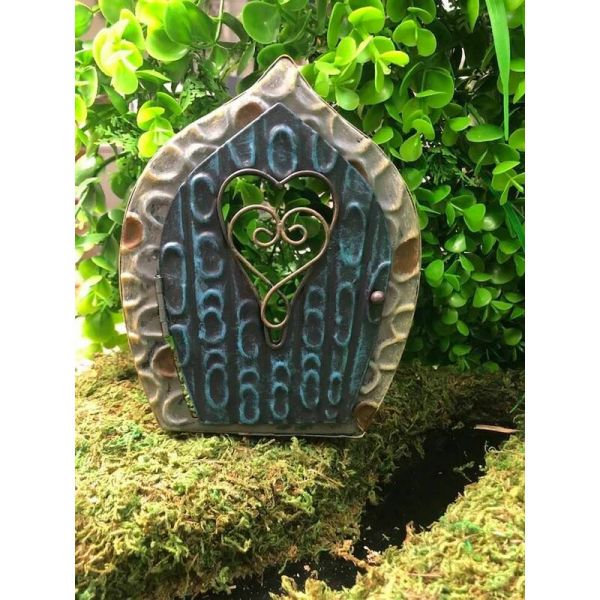 Décoration porte en métal Fairy door - FOUNTASIA