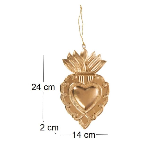 Décoration à suspendre Ex Votto 24 x 14 cm - AMADEUS