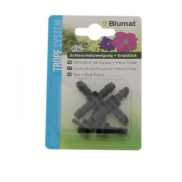 Dérivations de tuyau 8mm avec fin de ligne d'égouttement - FTK-0481